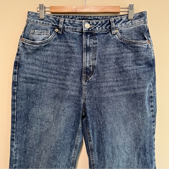 Aeropostale High Rise Wide Leg Jean | Raw Hem Denim - Picture 3 of 12